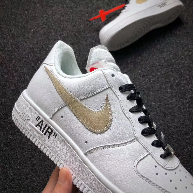 Authentic Air Force 1 Low AF1 x Virgil Abloh Golden